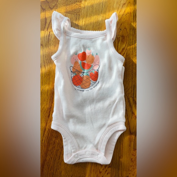 Carter’s/Gerber Newborn Baby Girl Bundle Tanks/T-Shirt Onesies - Picture 7 of 11